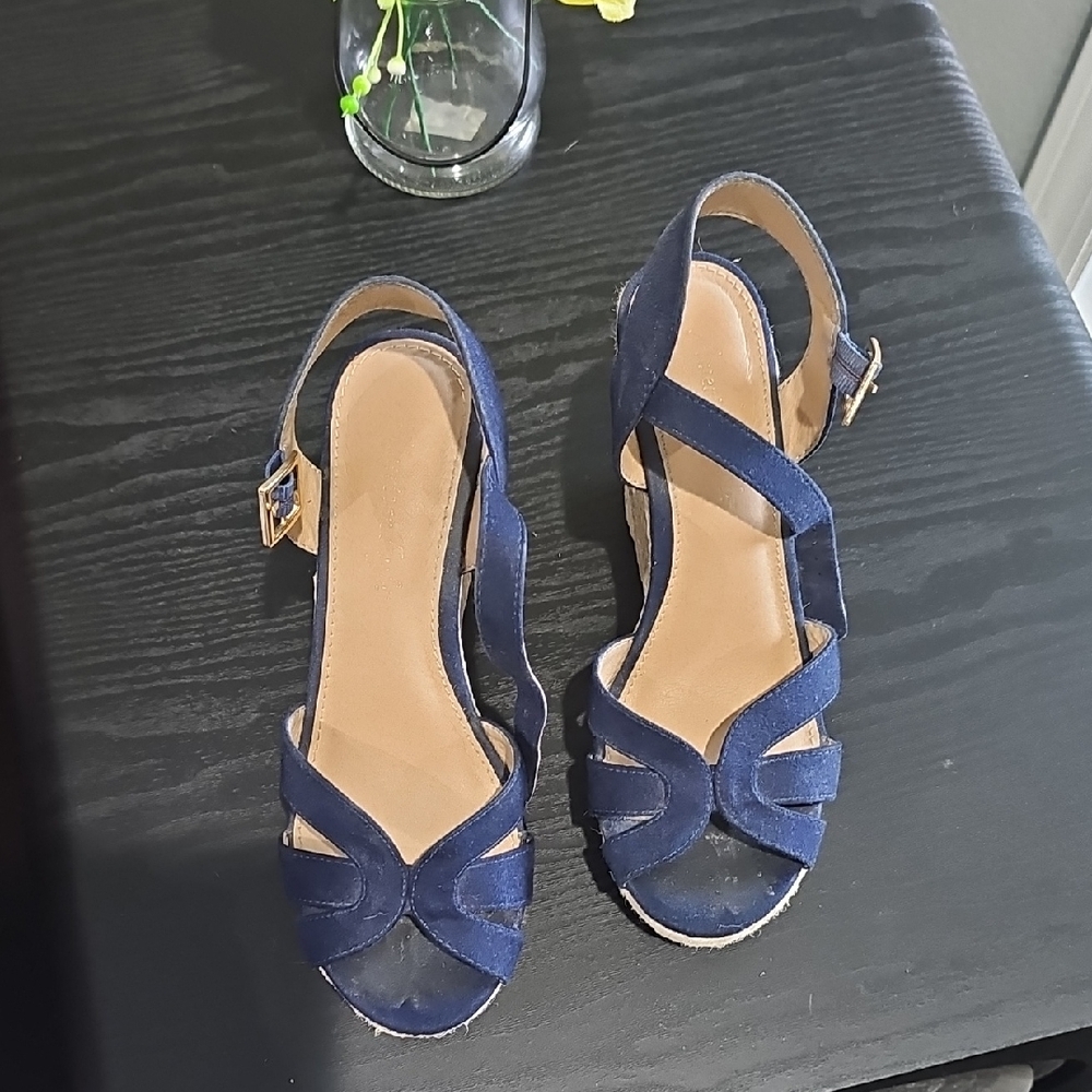 Elegant Blue Women's Sandals